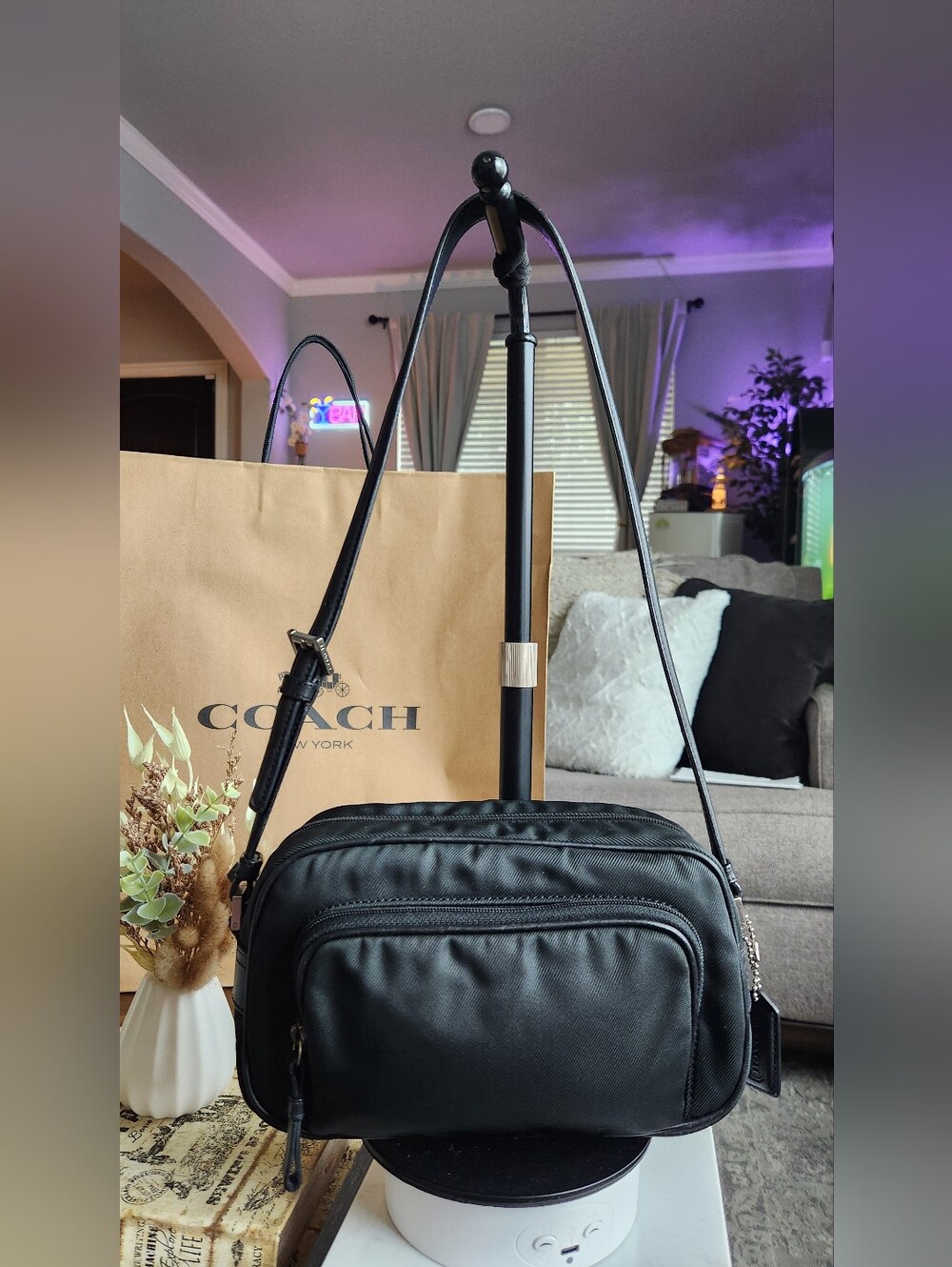 Vintage Coach Travel Collection Camera Bag